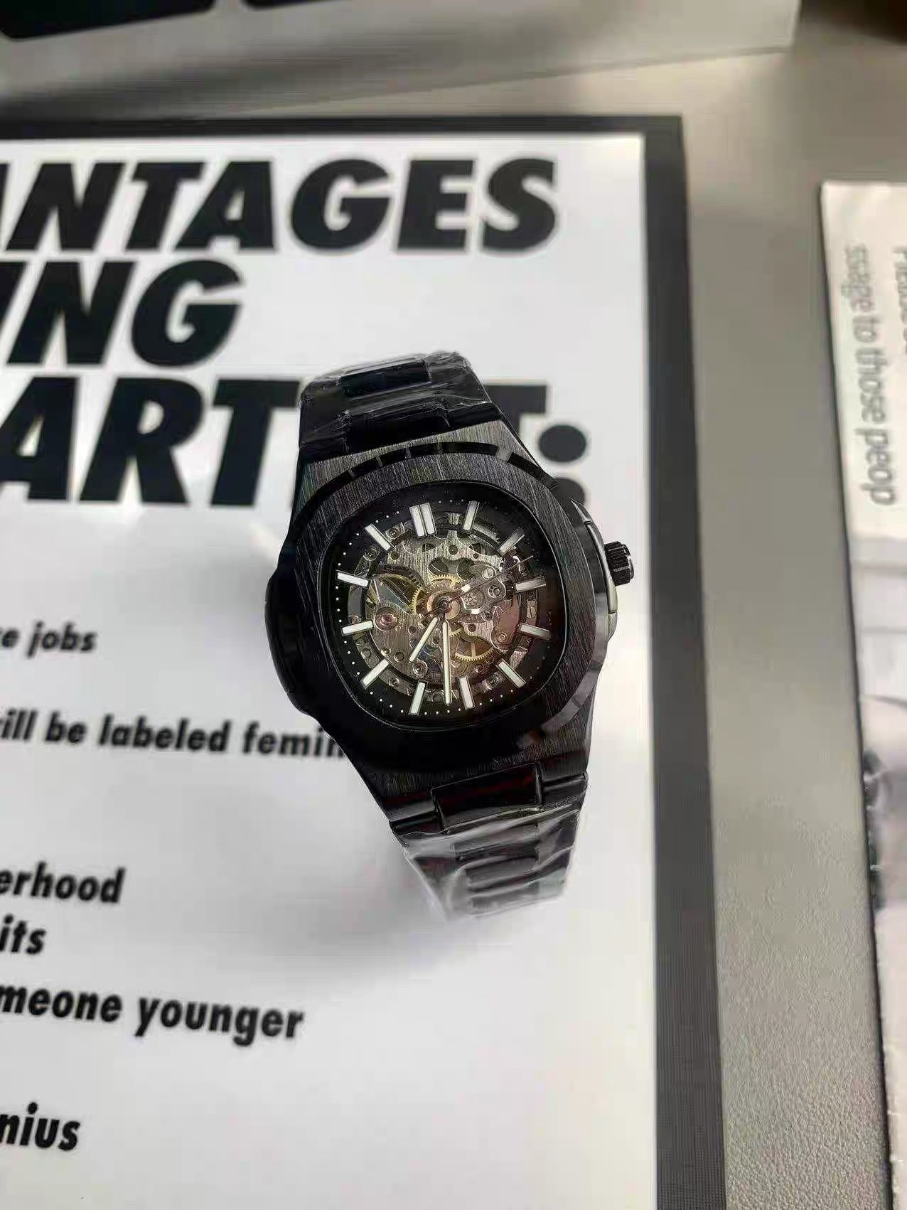 Montre squelette